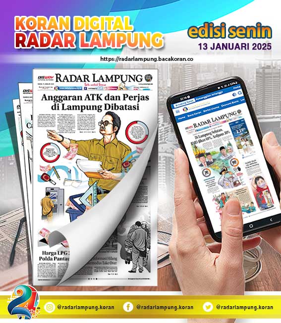 Koran Radar Lampung 13 Januari 2025