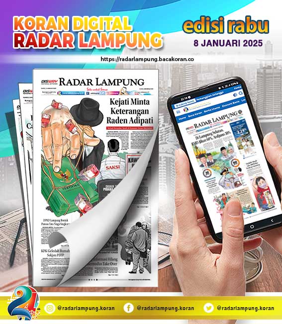 Koran Radar Lampung 8 Januari 2025