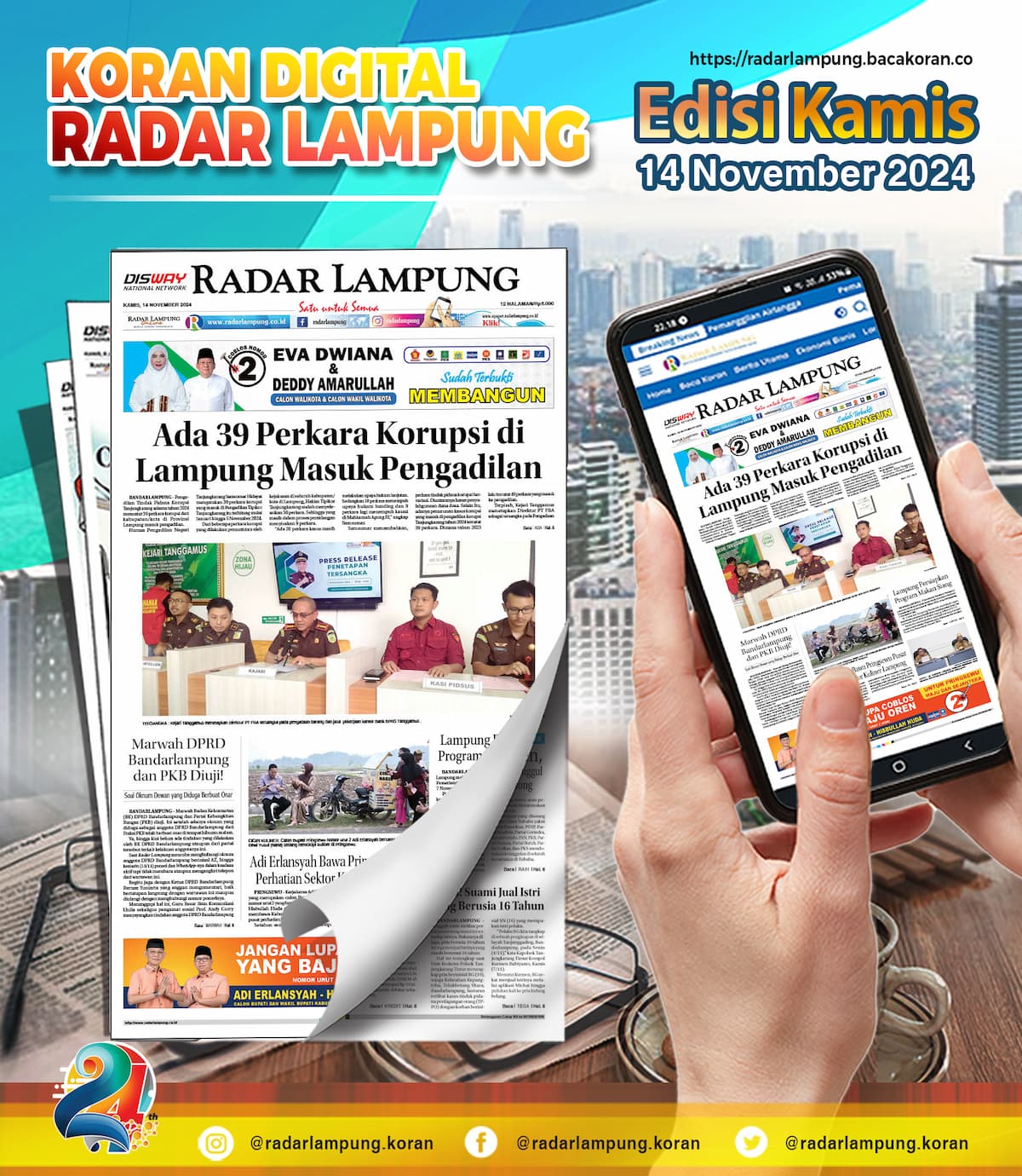 Koran Radar Lampung 14 November 2024