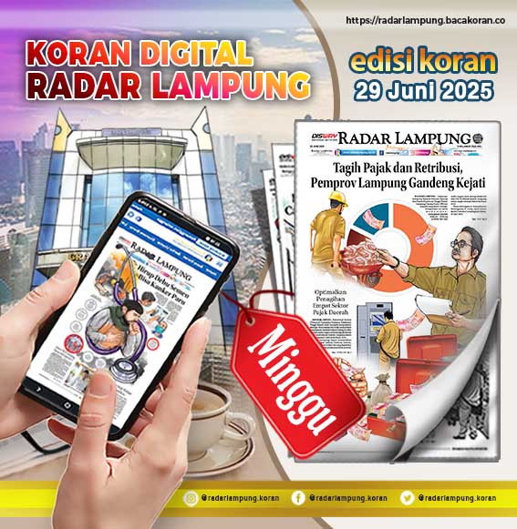 Koran Radar Lampung Minggu 29 Juni 2025