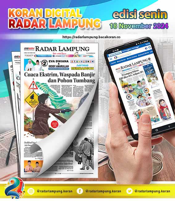 Koran Radar Lampung 18 November 2024