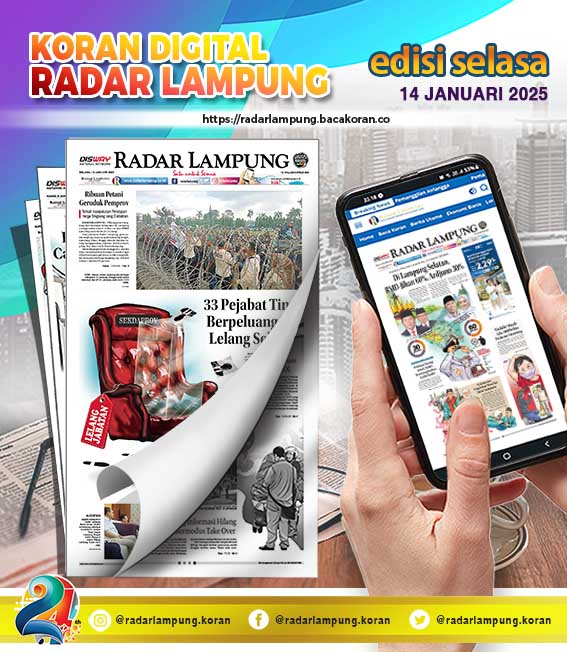 Koran Radar Lampung 14 Januari 2025