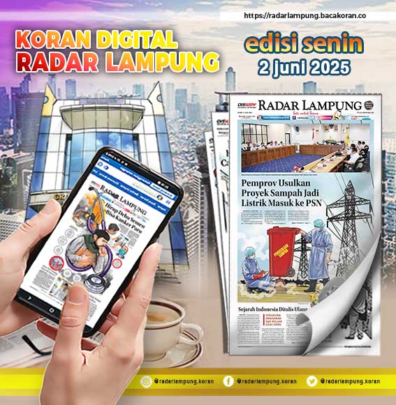 Koran Radar Lampung  2 Juni 2025