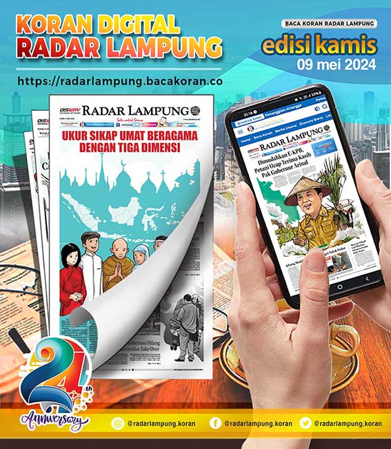 Koran Radar Lampung 9 Mei 2024