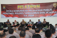 Polres Tanggamus Gelar Pelatihan Etika Komunikasi Pelayanan Publik  2024