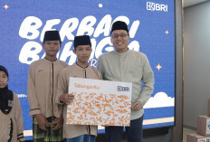 BRI Bandar Lampung Santuni 200 Anak Yatim Piatu