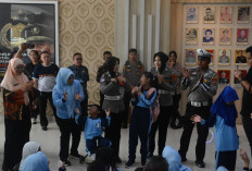 Anak-Anak SDB Bahagia saat Berkunjung  ke Polresta Bandarlampung