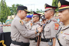  Jabatan Kasatreskrim, Kasatpolair,  dan Tiga Kapolsek Diserahterimakan