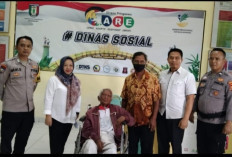 Polisi dan Dinsos Pringsewu Pulangkan Lansia Linglung Asal Lamteng