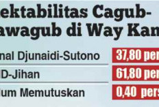 Ketat! Resmen-Cik Raden 46,20%, Ali-Ayu 45,80%