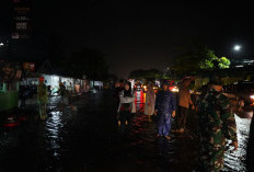 Banjir Kembali Rendam di Sebagian Bandar Lampung