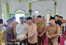 Tiga Kecamatan Terima Dana Hibah Pembangunan Masjid dan Musala, Kecamatan Lainnya Harap Bersabar