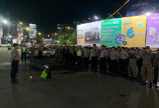 Jaga Kondusivitas Pasca Putusan MK, Polresta Bandar Lampung Gelar Patroli Gabungan 