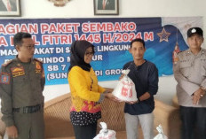 PT Florindo Makmur Bagikan 900 Paket Sembako Idul Fitri