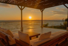 View Laut dan Estetik Sea Sunset Villa Kalianda