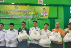 HAB Ke-79, Kemenag Bandarlampung Bagikan 515 Paket Sembako