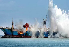 Diduga Curi Ikan di Perairan Indonesia, Kapal Berbendera Malaysia Ditangkap
