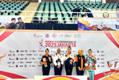 Senam Ritmik Sumbang Emas Pertama untuk Lampung di POPNAS XI