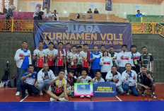 ATR/BPN LAMPUNG RAIH JUARA PERTAMA TURNAMEN VOLI MENTERI ATR/BPN REGIONAL II