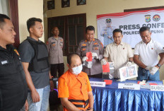 Polisi Bekuk Pria Paruh Baya Terkait Pembunuhan Supir Travel di Jati Agung Lampung Selatan