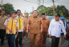 Gubernur Arinal Djunaidi Tinjau Perbaikan Sejumlah Ruas Jalan di Kabupaten Tulang Bawang