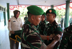 Belasan Anggota Kodim Tuba Naik Pangkat