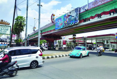 Atasi Kemacetan, Jalur Lalu Lintas Simpang MBK Bandar Lampung Dipasang Traffic Light Lagi