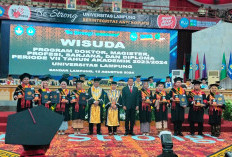 Unila Kembali Mewisuda 823 Orang, Ini Pesan Rektor!