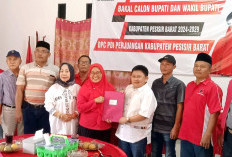 Irawan Topani Daftar sebagai Balonwabup di PDI Perjuangan Pesisir Barat