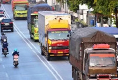 Arus Mudik Lebaran, Ruas Jalinbar Pesbar Masih Bisa  Dilintasi Mobil Angkutan Barang