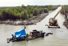 P3UW Lampung Terjunkan Kapal, Sedot Lumpur Tambak Udang Dipasena