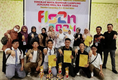 Mewakili Bandarlampung Tiga Siswa SMA Al Kautsar Maju ke FLS2N Tingkat Provinsi Lampung