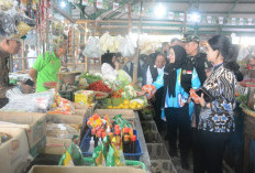 Wali Kota Eva Dwiana Sidak Harga Bahan Pokok di Pasar Bandar Lampung Jelang Idul Fitri 1446H