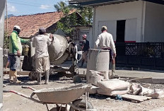  Infrastruktur Jalan di Pekon Gadingrejo Timur  Ditingkatkan dengan Rabat Beton