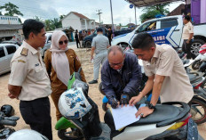 Razia Gabungan di Tulangbawang, Puluhan Kendaraan Terjaring 
