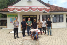 Warga Serahkan Pencuri Getah Karet ke Polsek Abung Semuli 