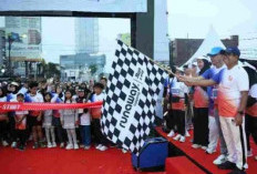  Bank Lampung Menyala di Tugu Adipura 