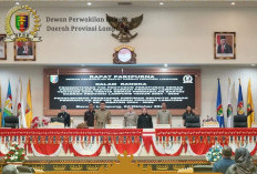 DPRD Lampung Gelar Paripurna Penetapan Pimpinan Definitif 