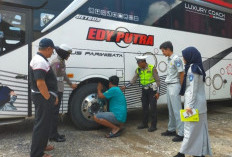 Antisipasi Kasus Kecelakaan, Satlantas dan Jasa Raharja Inspeksi  Perusahaan Otobus di Pringsewu