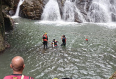 Tim SAR Temukan Dua Korban Tenggelam di Air Terjun Batu Menyan 