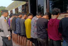 Gelar Tawuran Demi Konten Medsos, Polresta Bandarlampung Tahan 16 Remaja 