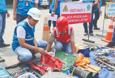 Prioritaskan Keselamatan Kerja, Laksanakan Gelar Alat dan Petugas 