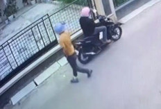 Terekam CCTV, Dua Pelaku Curanmor Gasak Tiga Motor dalam Sehari di Bandar Lampung