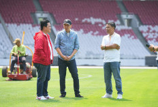 Erick Thohir Pastikan Kondisi Rumput Stadion GBK Aman