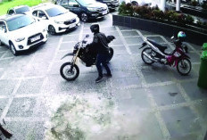Pencuri Gasak Motor Trail Relawan Gerindra 