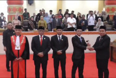 Empat Pimpinan DPRD Bandar Lampung Dilantik, Bernas Yuniarta Jadi Ketua 