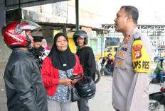 Polres Tulangbawang Lampung Kawal Pemudik saat Arus Balik