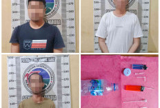 Polres Tubaba Amankan Tiga Pria Pemakai Narkoba   