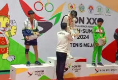 Atlet Tenis Meja Rafanael Sumbangkan Medali Emas ke-22 untuk Lampung