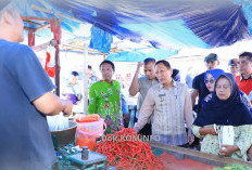 Pantau Bahan Pokok, Bupati Qudrotul Pastikan Bahan Pokok Aman 